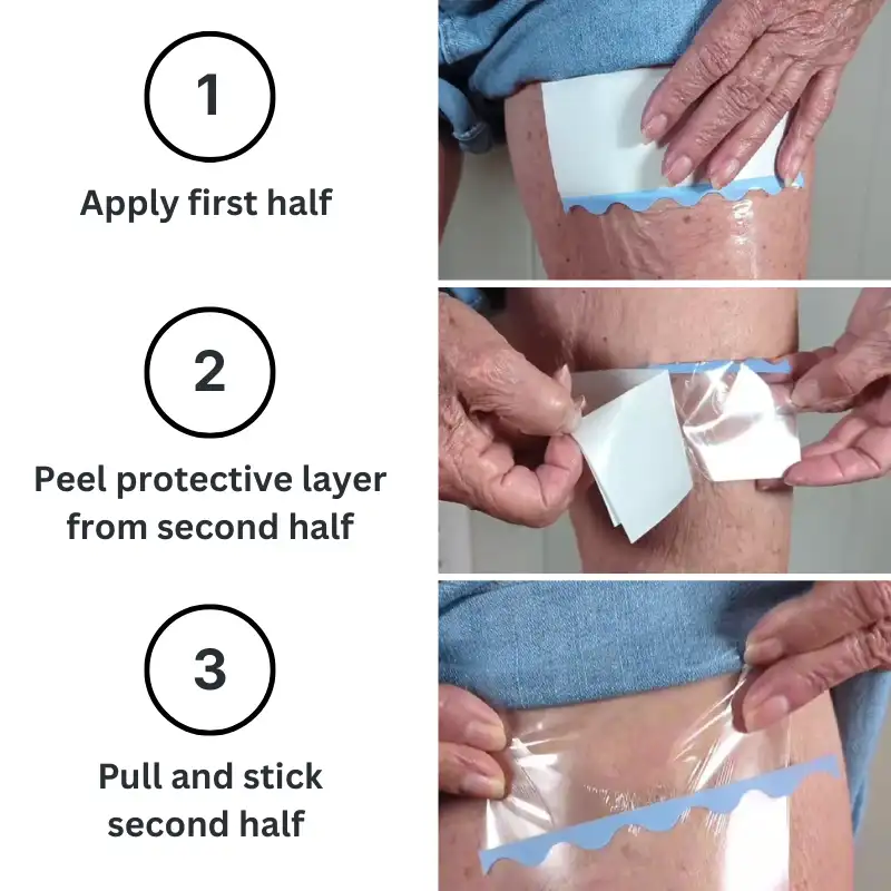 Shape Tapes three-step how-to